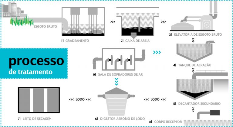 Infográfico sobre o Processo de Tratamento